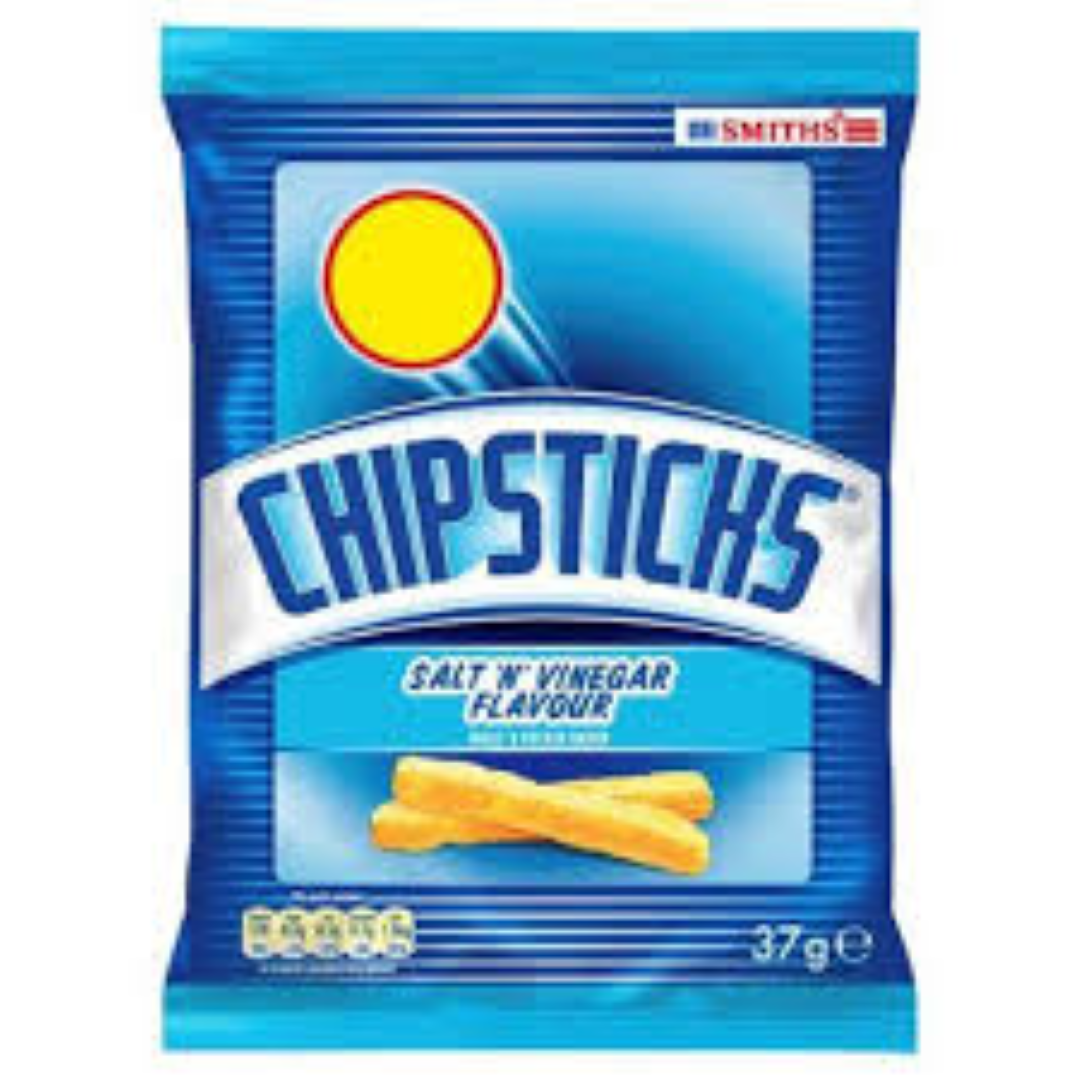 E & N POTATO CHIPSTICKS SALT & VINEGAR 30G